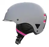 Casco Vertigo Aspen Snow Montaña Ski Gris/Fucsia