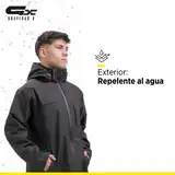 Campera Moto Vw2 Softshell Micropolar Vertigo