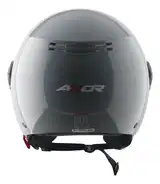 Casco Moto Abierto Con Visor Axor Kioto Solid Doble Certificación