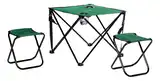 Set Mesa Plegable Camping Infantil + 2 Bancos