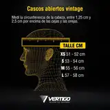 Casco Moto Abierto Vertigo Vintage Old School