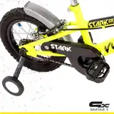 Bicicleta R12 Vulcano Stark Acero Con Rueditas Varones