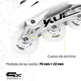 Rollers Patin Aluminio Extensible Rueda Pu