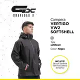 Campera Moto Vw2 Softshell Micropolar Vertigo