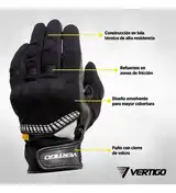 Guantes Moto Vertigo C Protección Rígida Nudillos