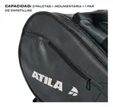 Bolso Mochila Paletero de Padel Triple Premium Atila