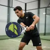 Paleta Padel Atila Impune Fibra De Vidrio Diamante Núcleo Eva