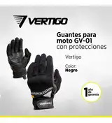 Guantes Moto Vertigo C Protección Rígida Nudillos