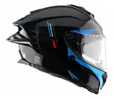Casco Moto Axor Brutale Doble Visor Con Pinlock Incorporado Doble Alerón