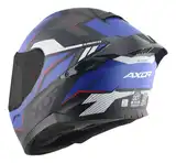 Casco Moto Integral Axor Saber Shadow Doble Certificación