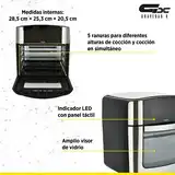 Horno Air Fryer Freidora 16l Grill Multifunción