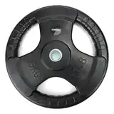 Disco Engomado Con Agarre 15kg 30mm Pesas Gym Fit